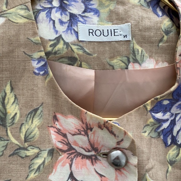 Vintage Linen Floral Blouse🌸 - Picture 8 of 11